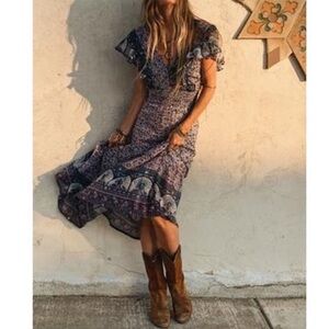 •nwt• Jen’s Pirate Booty x Free People Silvia Ruffle Madi Dress